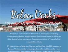 Tablet Screenshot of belowdecks.co.uk